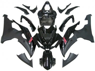 Cheapest 2008-2016 Contrast Black R6 Yamaha YZF R6 Bike Fairing Kit UK