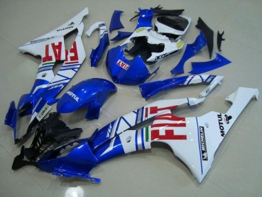 Cheapest 2008-2016 Blue White Red Fiat Yamaha YZF R6 Moto Fairings UK