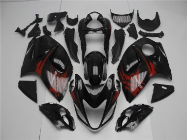 Cheapest 2008-2019 Black Red Suzuki GSXR 1300 Hayabusa Motor Bike Fairings UK