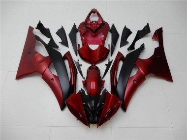 Cheapest 2008-2016 Red Black Yamaha YZF R6 Bike Fairing Kit UK
