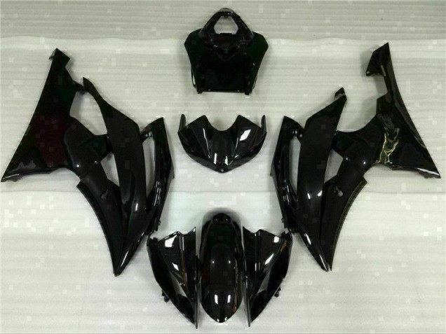 Cheapest 2008-2016 Glossy Black Yamaha YZF R6 Motorbike Fairings UK