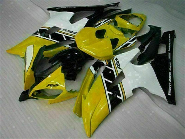 Cheapest 2008-2016 Yellow White Yamaha YZF R6 Motorcycle Replacement Fairings UK Cheapest 2008-2016 Yellow White Yamaha YZF R6 Motorcycle Replacement Fairings UK