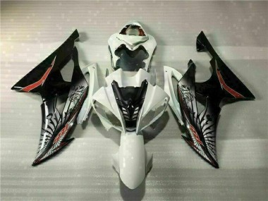 Cheapest 2008-2016 White Black Yamaha YZF R6 Bike Fairings UK
