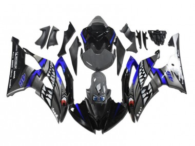 Cheapest 2008-2016 Grey Blue Shark Yamaha YZF R6 Motorcycle Fairing Kit UK