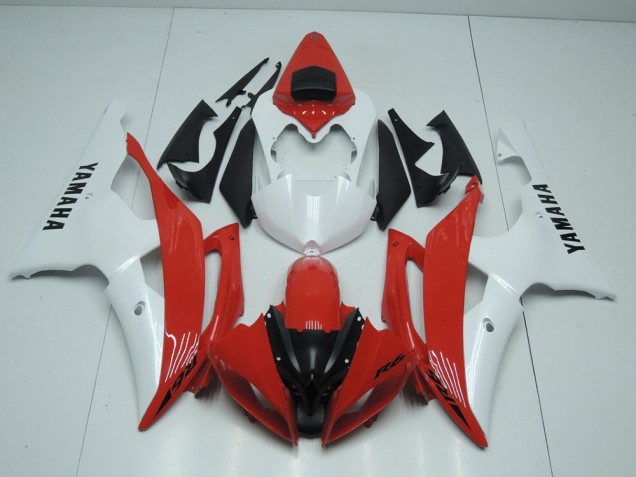 Cheapest 2008-2016 Red and Pearl White Yamaha YZF R6 Motorcycle Replacement Fairings UK Cheapest 2008-2016 Red and Pearl White Yamaha YZF R6 Motorcycle Replacement Fairings UK