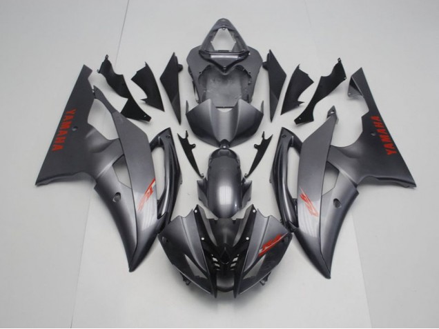 Cheapest 2008-2016 Matte Black Grey Yamaha YZF R6 Motorcycle Fairings Kit UK Cheapest 2008-2016 Matte Black Grey Yamaha YZF R6 Motorcycle Fairings Kit UK