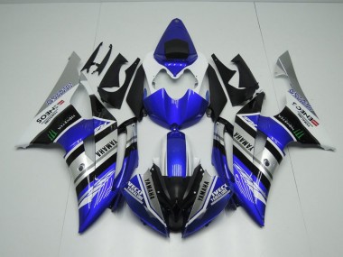Cheapest 2008-2016 Blue White ENEOS Monster Yamaha YZF R6 Motorcycle Fairings Kit UK
