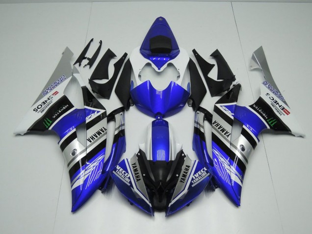 Cheapest 2008-2016 Blue White ENEOS Monster Yamaha YZF R6 Motorcycle Fairings Kit UK Cheapest 2008-2016 Blue White ENEOS Monster Yamaha YZF R6 Motorcycle Fairings Kit UK