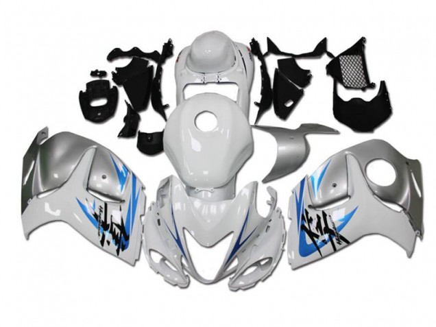 Cheapest 2008-2019 White Blue Suzuki GSXR 1300 Hayabusa Replacement Fairings UK Cheapest 2008-2019 White Blue Suzuki GSXR 1300 Hayabusa Replacement Fairings UK