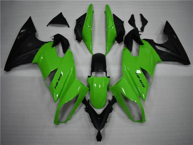 Cheapest 2009-2011 Green Black Kawasaki EX650 Replacement Motorcycle Fairings UK Cheapest 2009-2011 Green Black Kawasaki EX650 Replacement Motorcycle Fairings UK