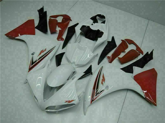 Cheapest 2009-2011 White Red Yamaha YZF R1 Bike Fairing Kit UK Cheapest 2009-2011 White Red Yamaha YZF R1 Bike Fairing Kit UK