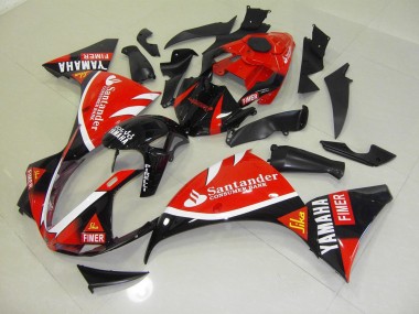Cheapest 2009-2011 Red Black Santander Yamaha YZF R1 Replacement Fairings UK