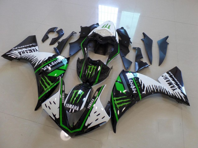 Cheapest 2009-2011 White Green Big Monster Yamaha YZF R1 Motor Fairings UK Cheapest 2009-2011 White Green Big Monster Yamaha YZF R1 Motor Fairings UK