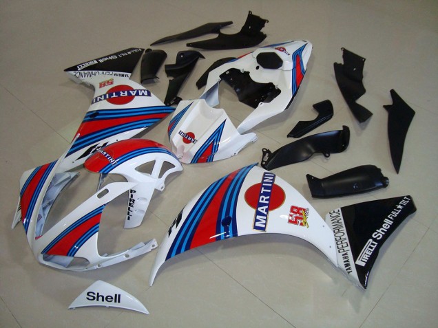Cheapest 2009-2011 White Black Martini Yamaha YZF R1 Motorbike Fairings UK Cheapest 2009-2011 White Black Martini Yamaha YZF R1 Motorbike Fairings UK