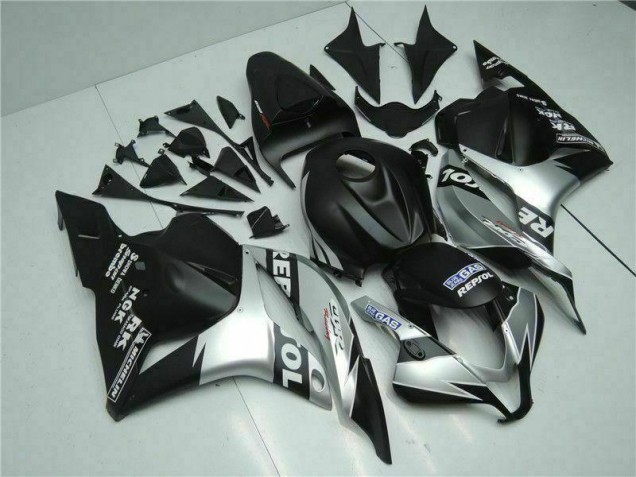 Cheapest 2009-2012 Black Silver Repsol Honda CBR600RR Motorcycle Fairings Kits UK