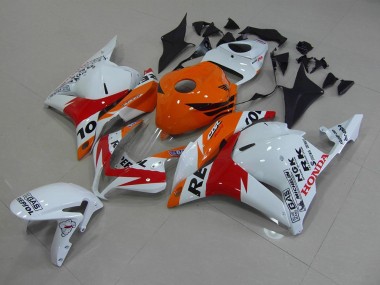 Cheapest 2009-2012 White Repsol Honda CBR600RR Motorcycle Fairings UK
