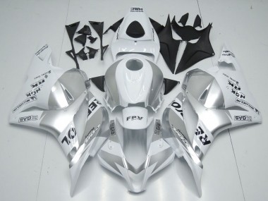 Cheapest 2009-2012 White Silver Repsol Honda CBR600RR Bike Fairing Kit UK