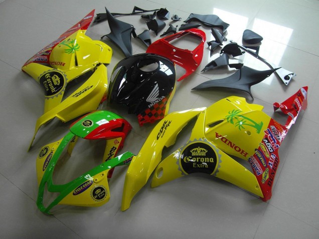 Cheapest 2009-2012 Yellow Corona Extra Honda CBR600RR Motorbike Fairing Kits UK
