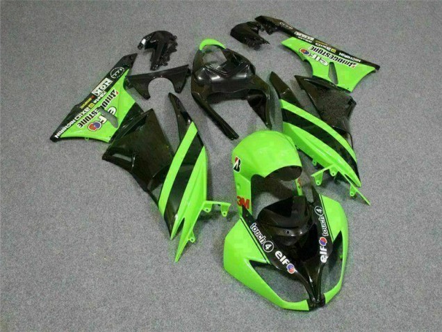 Cheapest 2009-2012 Black Green 3M Touch4 Kawasaki ZX6R Motorbike Fairing UK Cheapest 2009-2012 Black Green 3M Touch4 Kawasaki ZX6R Motorbike Fairing UK