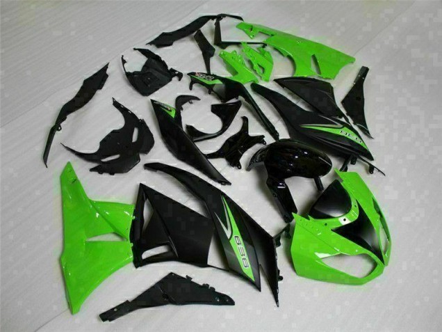 Cheapest 2009-2012 Black Green 636 Kawasaki ZX6R Motorcycle Bodywork UK