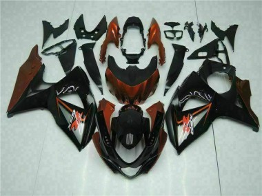 Cheapest 2009-2016 Brown Black Suzuki GSXR1000 Bike Fairing Kit UK