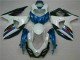 Cheapest 2009-2016 Blue White Suzuki GSXR1000 Motorcycle Fairings Kits UK