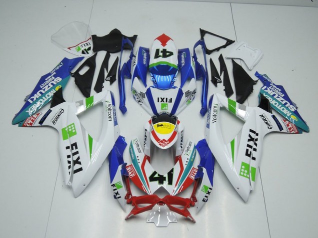 Cheapest 2009-2016 Fixi Light Blue Suzuki GSXR 1000 K9 Replacement Fairings UK Cheapest 2009-2016 Fixi Light Blue Suzuki GSXR 1000 K9 Replacement Fairings UK