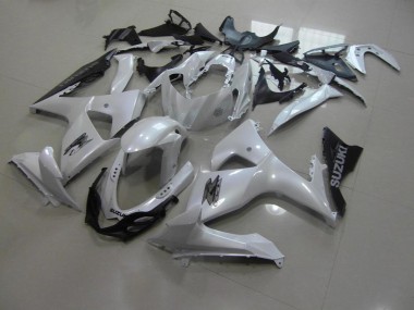 Cheapest 2009-2016 Pearl White and Black Suzuki GSXR 1000 K9 Motorbike Fairings UK