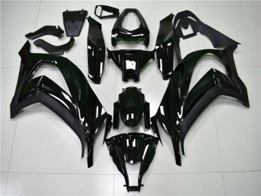 Cheapest 2011-2015 Glossy Black Kawasaki ZX10R Moto Fairings UK