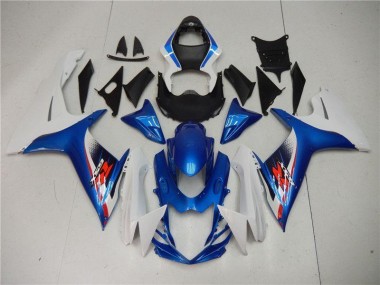 Cheapest 2011-2021 Blue White Suzuki GSXR 600/750 Motorcycle Replacement Fairings UK