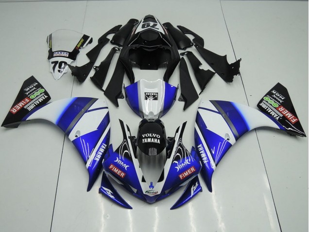 Cheapest 2012-2014 Blue Black Sterilgarda Yamaha YZF R1 Motorcycle Fairing Kit UK