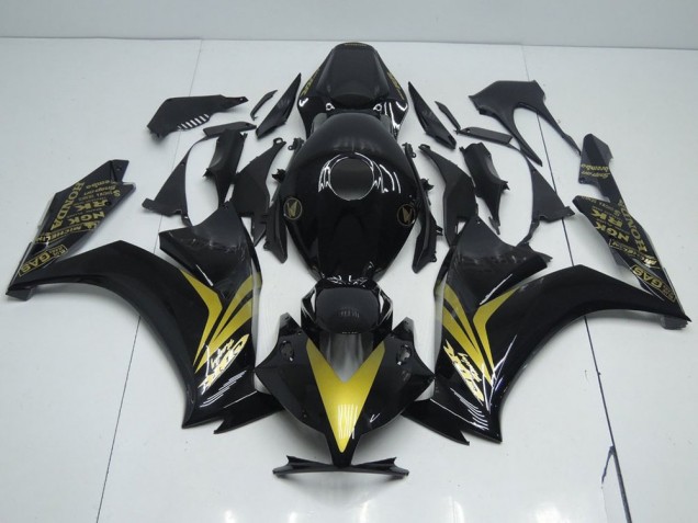 Cheapest 2012-2016 Glossy Black and Gold Honda CBR1000RR Replacement Fairings UK Cheapest 2012-2016 Glossy Black and Gold Honda CBR1000RR Replacement Fairings UK