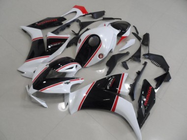 Cheapest 2012-2016 Black and White and Red Stripe Honda CBR1000RR Motorcylce Fairings UK