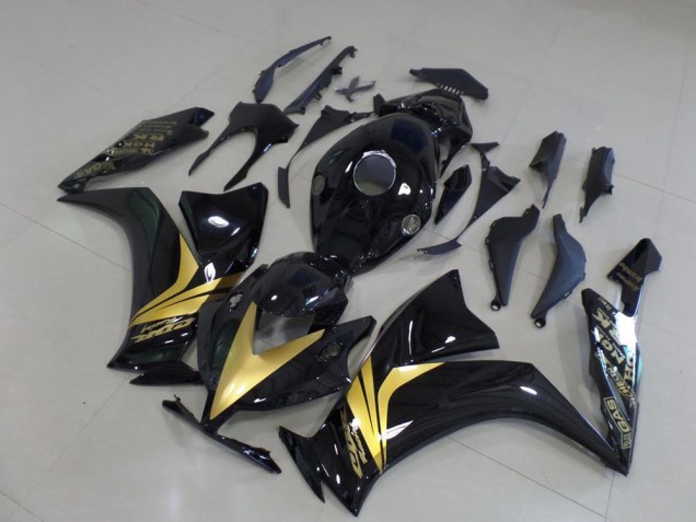 Cheapest 2012-2016 Glossy Black Gold Sticker Honda CBR1000RR Bike Fairings UK Cheapest 2012-2016 Glossy Black Gold Sticker Honda CBR1000RR Bike Fairings UK