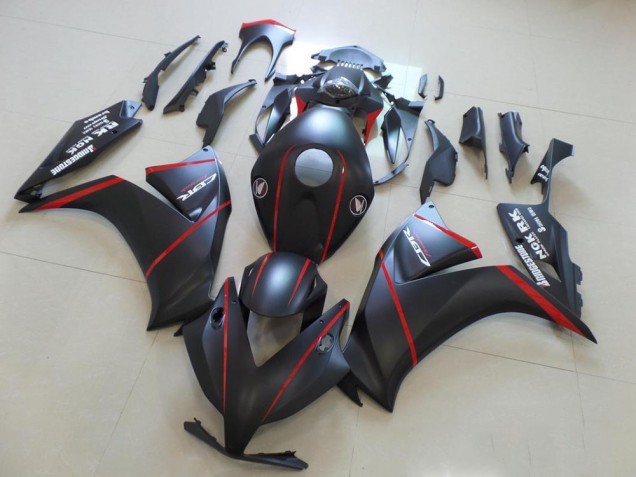 Cheapest 2012-2016 Matte Bladk with Red Stripe Honda CBR1000RR Motorcycle Fairings Kits UK Cheapest 2012-2016 Matte Bladk with Red Stripe Honda CBR1000RR Motorcycle Fairings Kits UK
