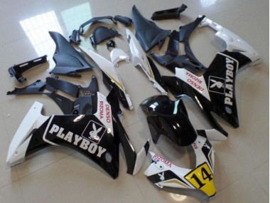Cheapest 2013-2015 Black Playboy 14 Honda CBR500RR Motorbike Fairing UK