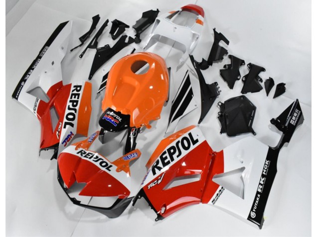 Cheapest 2013-2021 Red White Orange Repsol Honda CBR600RR Motorcycle Fairings Kit UK