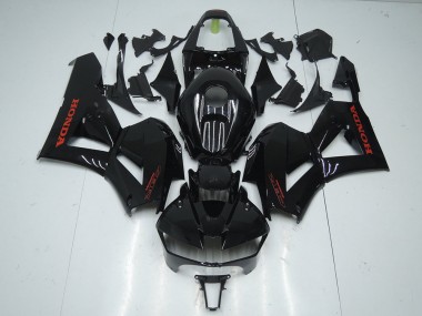 Cheapest 2013-2021 Glossy Black with Red Sticker Honda CBR600RR Motorcycle Fairings Kit UK