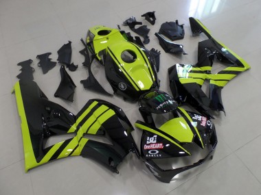 Cheapest 2013-2021 Green Black Honda CBR600RR Motorcylce Fairings UK