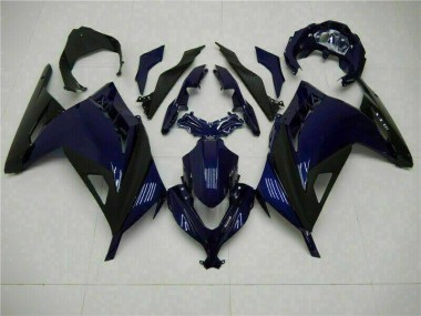 Cheapest 2013-2016 Blue Black Kawasaki EX300 Motorcycle Fairings Kits UK