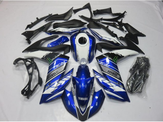 Cheapest 2015-2022 Monster Blue Yamaha YZF R3 Motorcyle Fairings UK Cheapest 2015-2022 Monster Blue Yamaha YZF R3 Motorcyle Fairings UK
