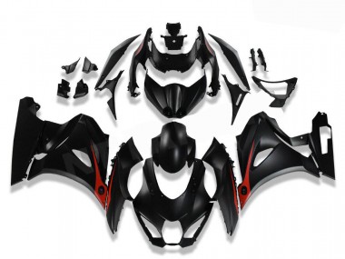 Cheapest 2017-2021 Black Red Suzuki GSXR 1000 Motor Bike Fairings UK