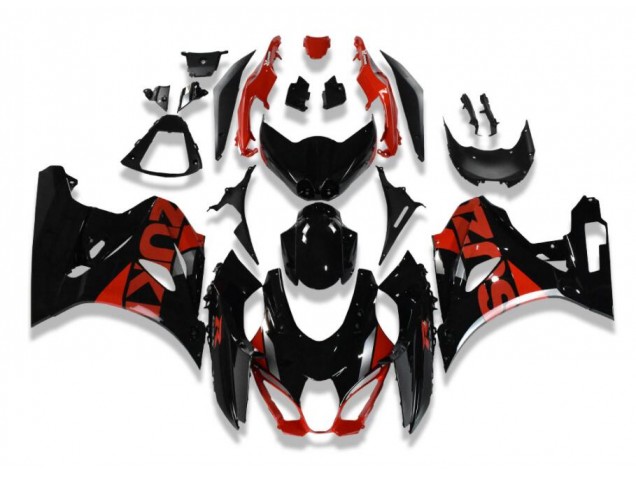 Cheapest 2017-2021 Black Red Suzuki GSXR 1000 Motorcycle Fairings Kit UK Cheapest 2017-2021 Black Red Suzuki GSXR 1000 Motorcycle Fairings Kit UK