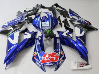 Cheapest 2017-2021 Movistar Yamaha YZF R6 Motorcylce Fairings UK