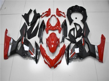 Cheapest 2018-2023 Red Black Kawasaki EX400 Motorcycle Fairing Kit UK