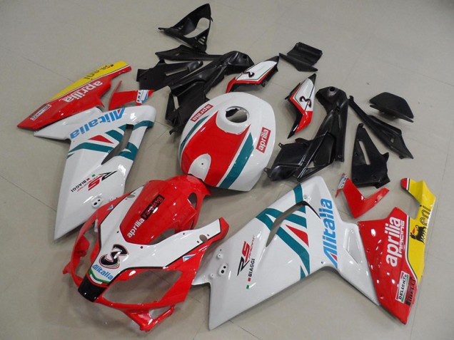 Cheapest 2006-2011 White Red Green Aprilia RS125 Bike Fairing UK Cheapest 2006-2011 White Red Green Aprilia RS125 Bike Fairing UK