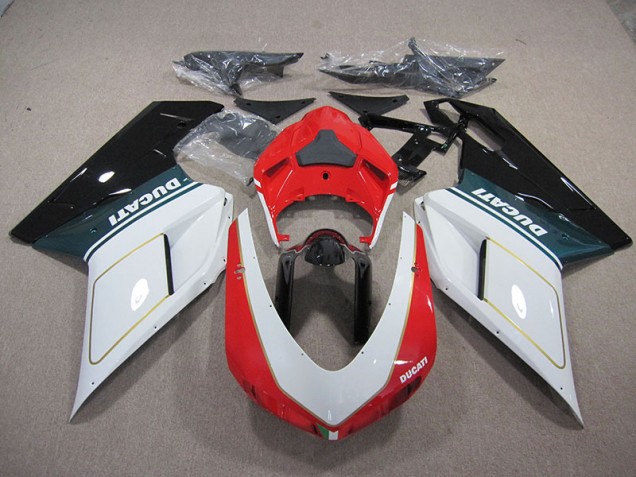Cheapest 2007-2014 White Red Ducati 1098 848 Motorcylce Fairings UK Cheapest 2007-2014 White Red Ducati 1098 848 Motorcylce Fairings UK
