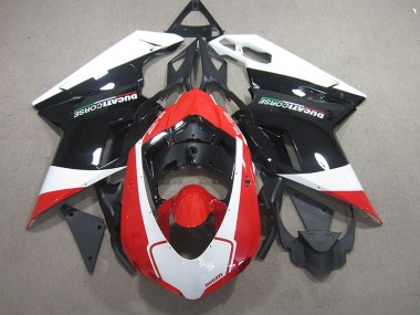 Cheapest 2007-2014 Black Red White Ducati 848 Motorcylce Fairings UK
