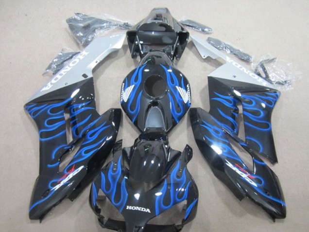 Cheapest 2004-2005 Black Blue Flame Honda CBR1000RR Motorcycle Fairing UK Cheapest 2004-2005 Black Blue Flame Honda CBR1000RR Motorcycle Fairing UK