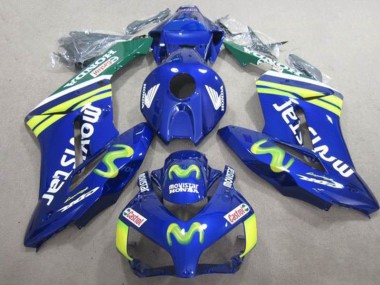 Cheapest 2004-2005 Blue Movistar Castrol Honda CBR1000RR Motorbike Fairing UK